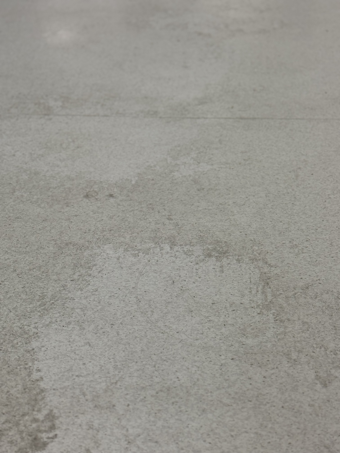 Commercial floor before floor-care service